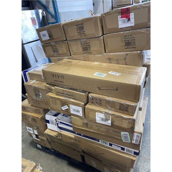 PALLET OF ASSORTED VIVO MOUNTS