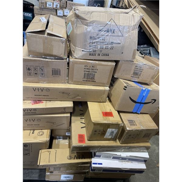 PALLET OF ASSORTED VIVO MOUNTS