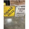 Image 1 : 2 LARGE STREET SIGNS 30 X 30 INCH EACH