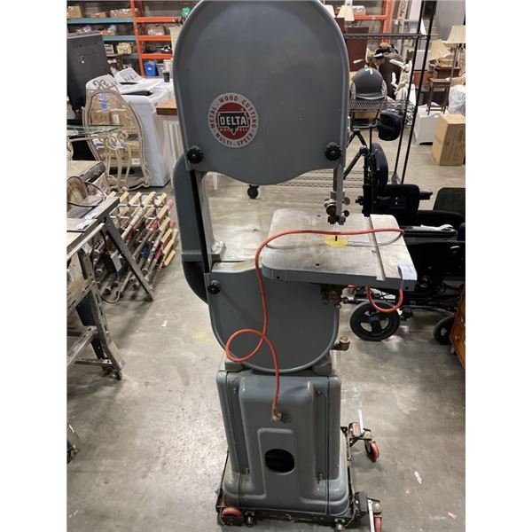 DELTA  ROCKWELL COMMERCIAL BAND SAW ON ROLLING STAND
