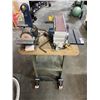 Image 1 : 2 MASTERCRAFT BELT AND DISC SANDERS MOUNTED ON ROLLING STAND