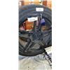 Image 3 : SET OF 4 CORE RACING BLACK 5 BOLT WHEELS WITH SUMITOMO 215/45/R17 RUBBER