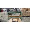Image 1 : BEAVER POWER TOOLS LATHE ON STAND WITH BOX OF ACCESSORIES
