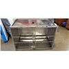 Image 1 : COVE STAINLESS PET CRATE APPROXIMATELY 43 IN W* 26 IN DEEP * 31 AND 1/2 IN HIGH