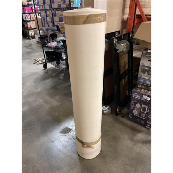 54-IN WIDE ROLL OF WHITE VINYL MATERIAL