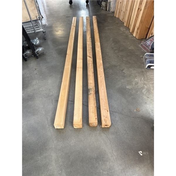 NEW PREMIUM CEDAR 4 X 4 X 10FT POST, PREMIUM SANDED