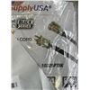 Image 2 : NEW 25FT INDOOR OUTDOOR HEAVY DUTY LIGHTED 3 WIRE EXTENSION CORD, BLACK 10AWG