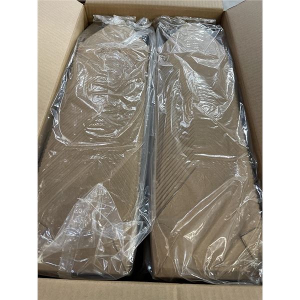 NEW CASE OF NATURAL TAKE OUT CONTAINERS - 200PCS