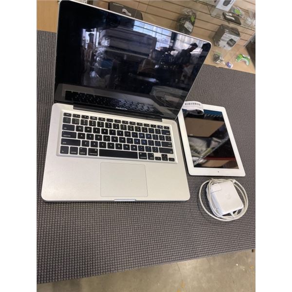 APPLE IPAD AND MACBOOK WITH CHARGER