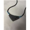 Image 2 : BLACK ALASKAN DIAMOND HEMETITE BEADS NECKLACE