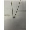 Image 2 : STERLING SILVER CHAIN W/ PENDANT 14-17" LENGTH, MARKED 925 ALE