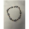 Image 1 : VINTAGE EVIL EYES LINKS BRACELET 8" LENGTH