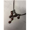 Image 2 : VINTAGE STERING SILVER W/ CULTURED FRESHWATER PEARLS NECKLACE MARKED 925
