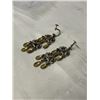 Image 2 : PAIR OF ANTIQUE GERMAN SILVER SCREW ON EARRINGS, MARKED 830, HALLMARK