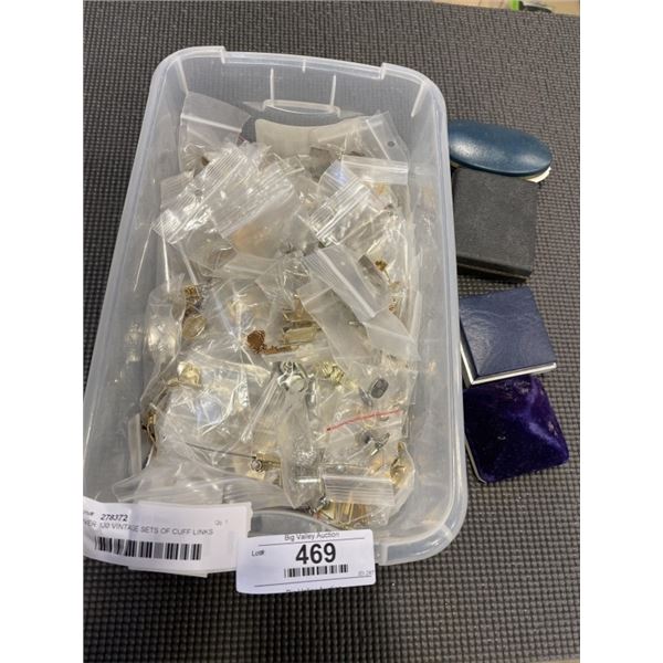 OVER 100 VINTAGE SETS OF CUFF LINKS