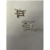 Image 2 : PAIR OF STERLING SILVER TURTLE EARRINGS MARKED STER (C) LAM