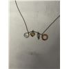 Image 3 : STERLING SILVER CHAIN W/ 4 CHARMS, ENGRAVED "YOU ARE MY SUNSHINE" MARKED 925 AND STELLA AND DOT