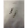 Image 3 : 2 PAIRS OF 925 STERLING SILVER DANGLE EARRINGS
