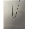Image 2 : STERLING SILVER NECKLACE MARKED 925 MIMI AND MARGE 16" LENGTH