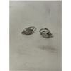 Image 1 : PAIR OF HAND CRAFTED STERLING SILVER W/ MOONSTONE EARRINGS EACH MARKED 925