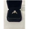 Image 2 : NEW 14K GOLD PLATED 1.0CT CUSHION CUT SIMULATED DIAMOND (CZ) CHANNEL RING, SIZE 6