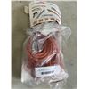 Image 1 : NEW 75FT INDOOR OUTDOOR HEAVY DUTY LIGHTED 3 WIRE EXTENSION CORD, ORANGE 16AWG