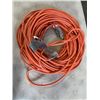 Image 1 : NEW 200FT INDOOR OUTDOOR HEAVY DUTY LIGHTED 3 WIRE EXTENSION CORD, ORANGE 16AWG