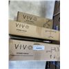 Image 1 : VIVO DUAL MONITOR DESK STAND, MECHANICAL ARM DUAL MONITOR DESK MOUNT AND SINGLE MONITOR AND LAPTOP D