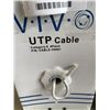 Image 3 : APPROX 1500FT OF VIVO CAT 6 ETHERNET CABLE, WHITE AND GREY
