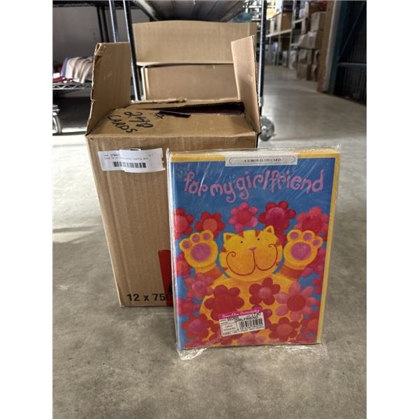 CASE OF NEW VINTAGE CARDS - 240PCS, BOY AND GIRL BIRTHDAYS