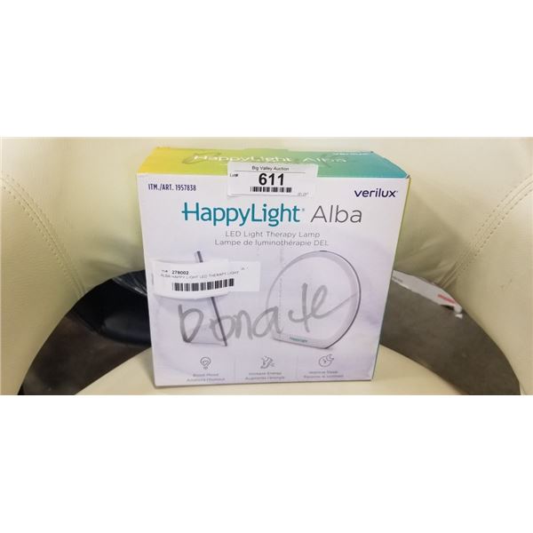 ALBA HAPPY LIGHT LED THERAPY LIGHT