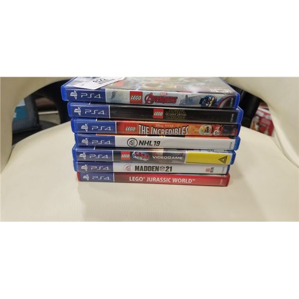 7 PS4 GAMES