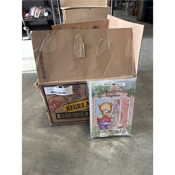 CASE OF NEW VINTAGE CARDS - 440PCS, NEPHEW BIRTHDAY