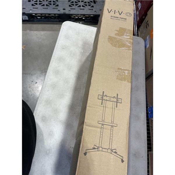 VIVO BLACK MOBILE TV CART