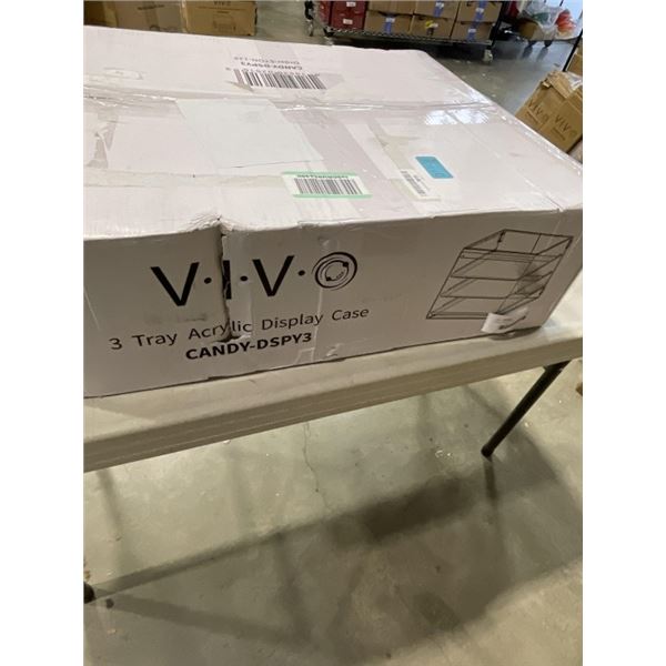 VIVO 3 TRAY ACRYLLIC DISPLAY CASE