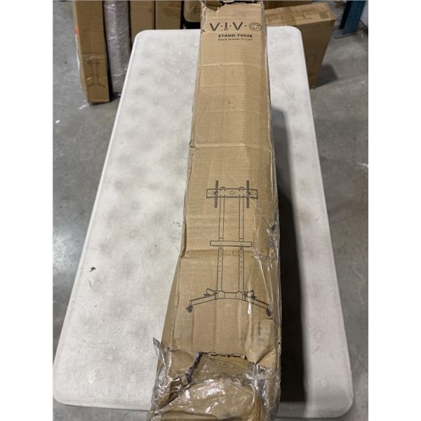 VIVO BLACK MOBILE TV CART