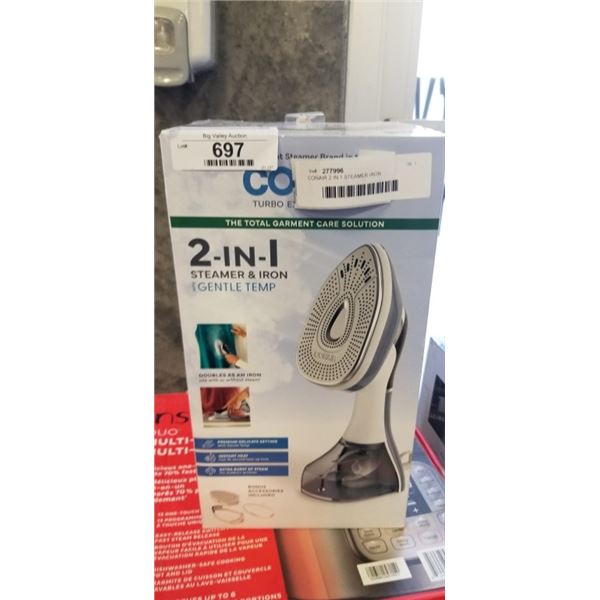 CONAIR 2 IN 1 STEAMER IRON