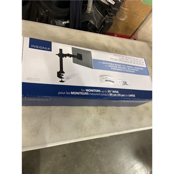 AS NEW INSIGNIA MONITOR MOUNT