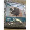 Image 2 : 2 NEW GREY FABRIC CHAIR COVERS