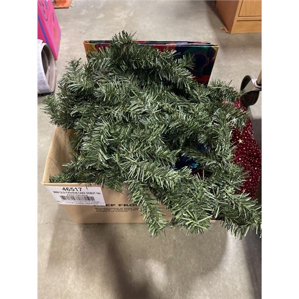 BOX OF CHRISTMAS DECOR