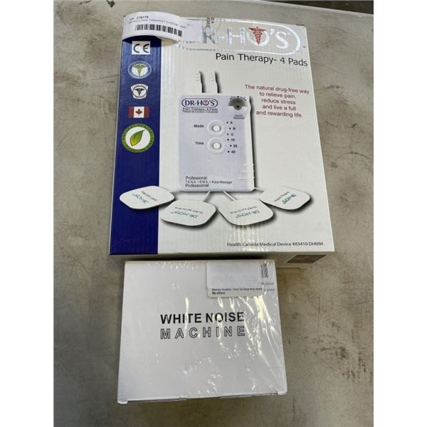 DR. HO'S PAIN THERAPOY SYSTEM , AND NEW WHITE NOISE MACHINE