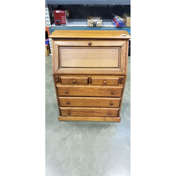 SOLID PINE DROP FRONT DESK