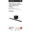 Image 1 : SAMSUNG SLIM SOUNDBAR HWS800D WORKING WITH SUBWOOFER MSRP $1000