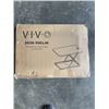 Image 1 : VIVO VINTAGE BROWN / BLACK SINGLE TOP DESK RISER