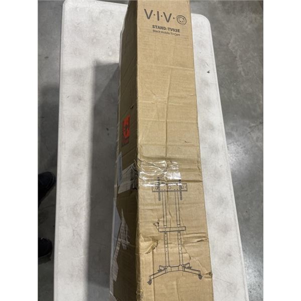 VIVO BLACK MOBILE TV CART