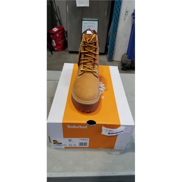 NEW TIMBERLAND HERITAGE PLATFOR 6 IN WATERPROOF BOOT WHEAT NUBUCK SIZE WOMENS 5.5