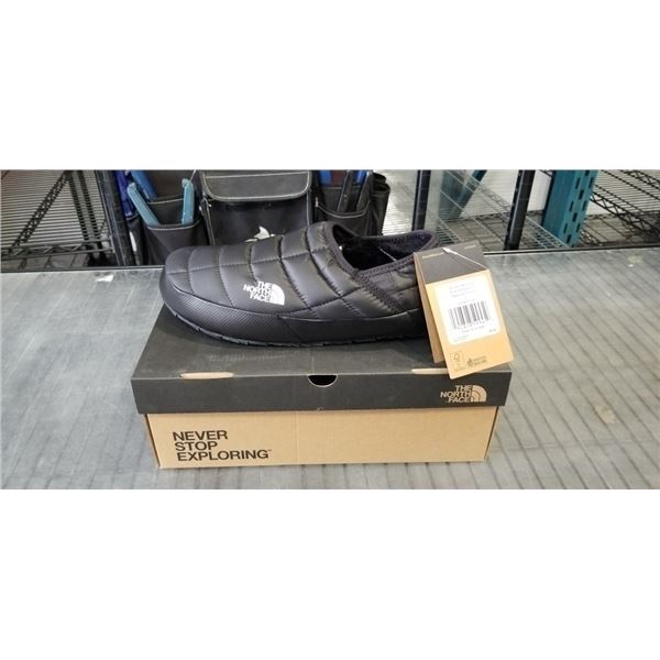 NEW PAIR OF NORTH FACE THERMOBALL TRACTION MULE V, TNF BLACK MENS SIZE 9