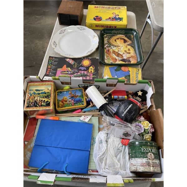 BOX OF COLLECTIBLES