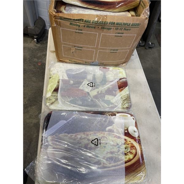 CASE OF NEW PIZZA THEME PLACE MATS