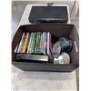Image 1 : DVD PLAYER AND BOX OF DVDS